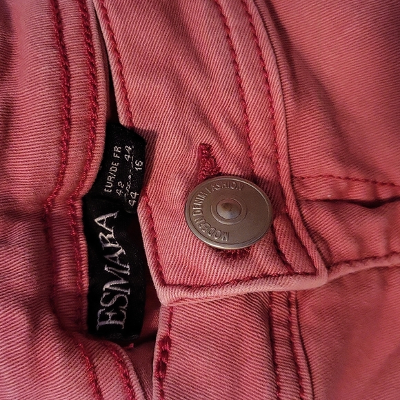 Esmara pink jeans summer shorts size L - Picture 5 of 8